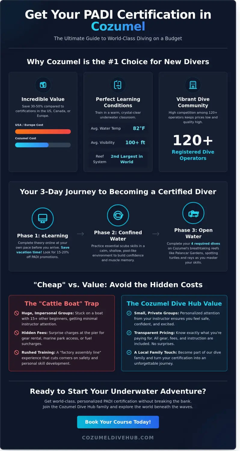 Cheap padi certification cozumel