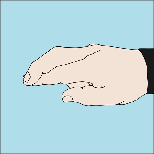 Dive hand signal for entangled: wrists crossed in front of the body as if bound